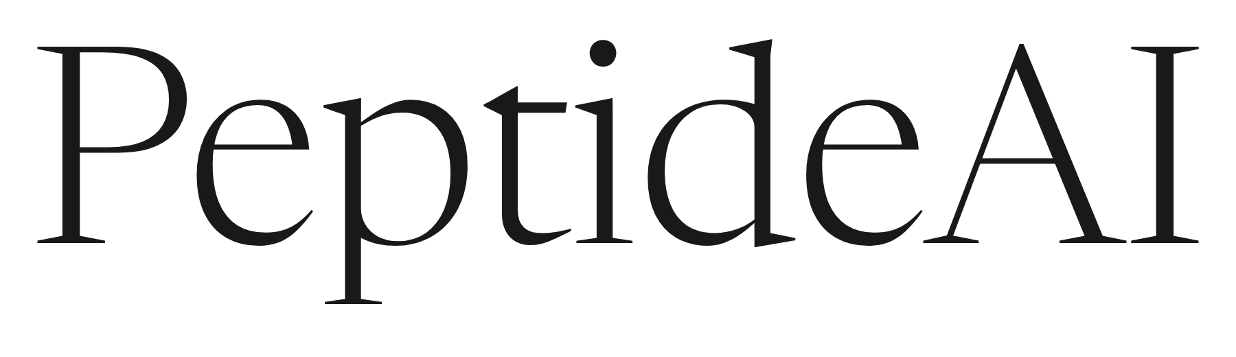 The PeptideAI wordmark