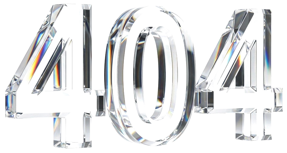 Glass 404 for the not found page